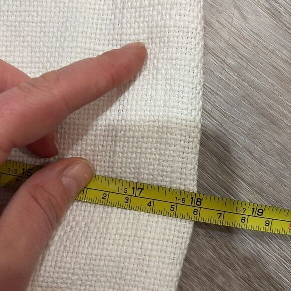 Catherine Curtis Vintage White Pencil Twill Midi Skirt 100% Cotton sz 8 - Picture 10 of 11